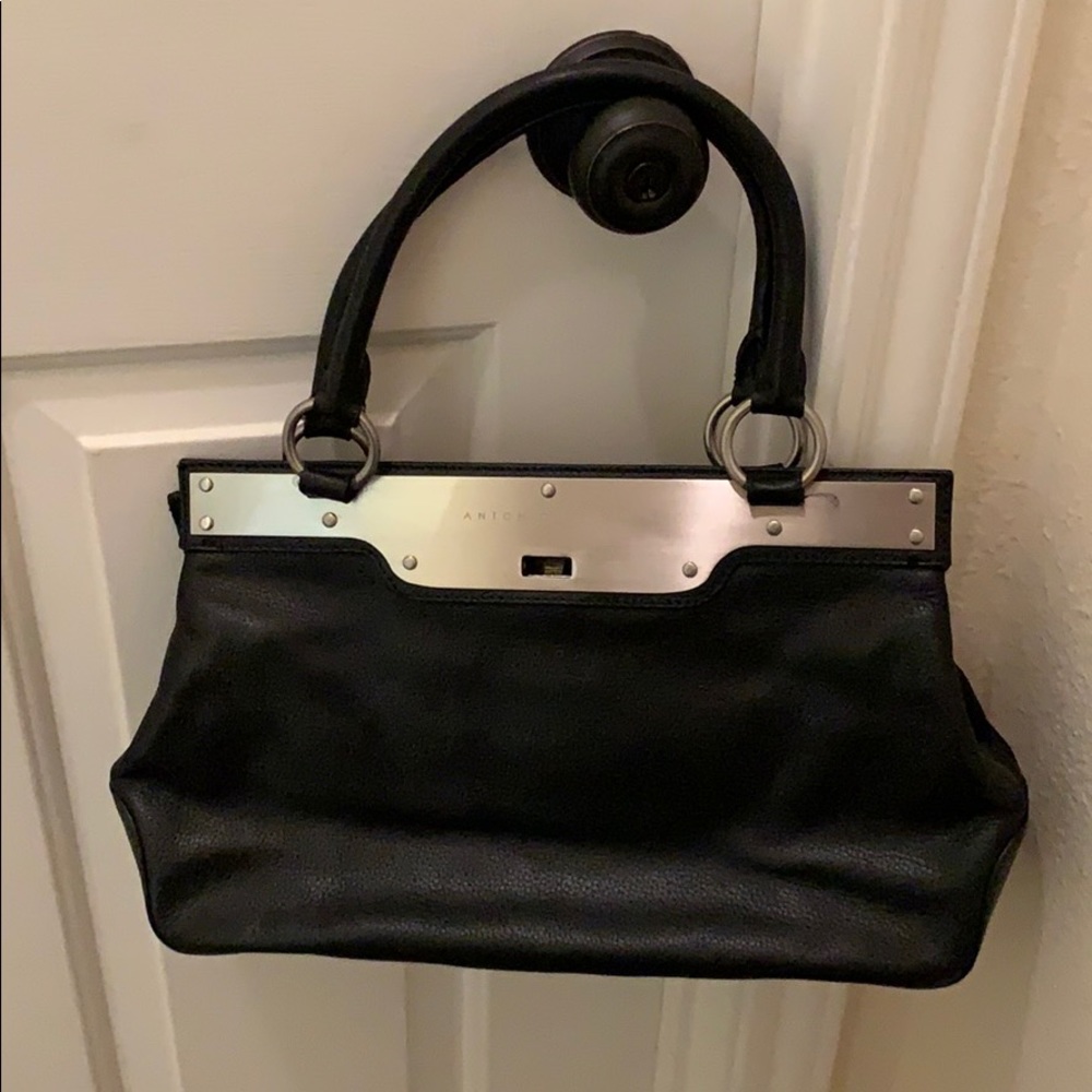 Antonio Melani Black leather purse